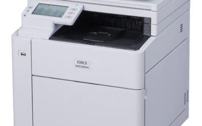 Small Cheap Multifunction Printer with Punch: Why the OKI MC554dn Wins