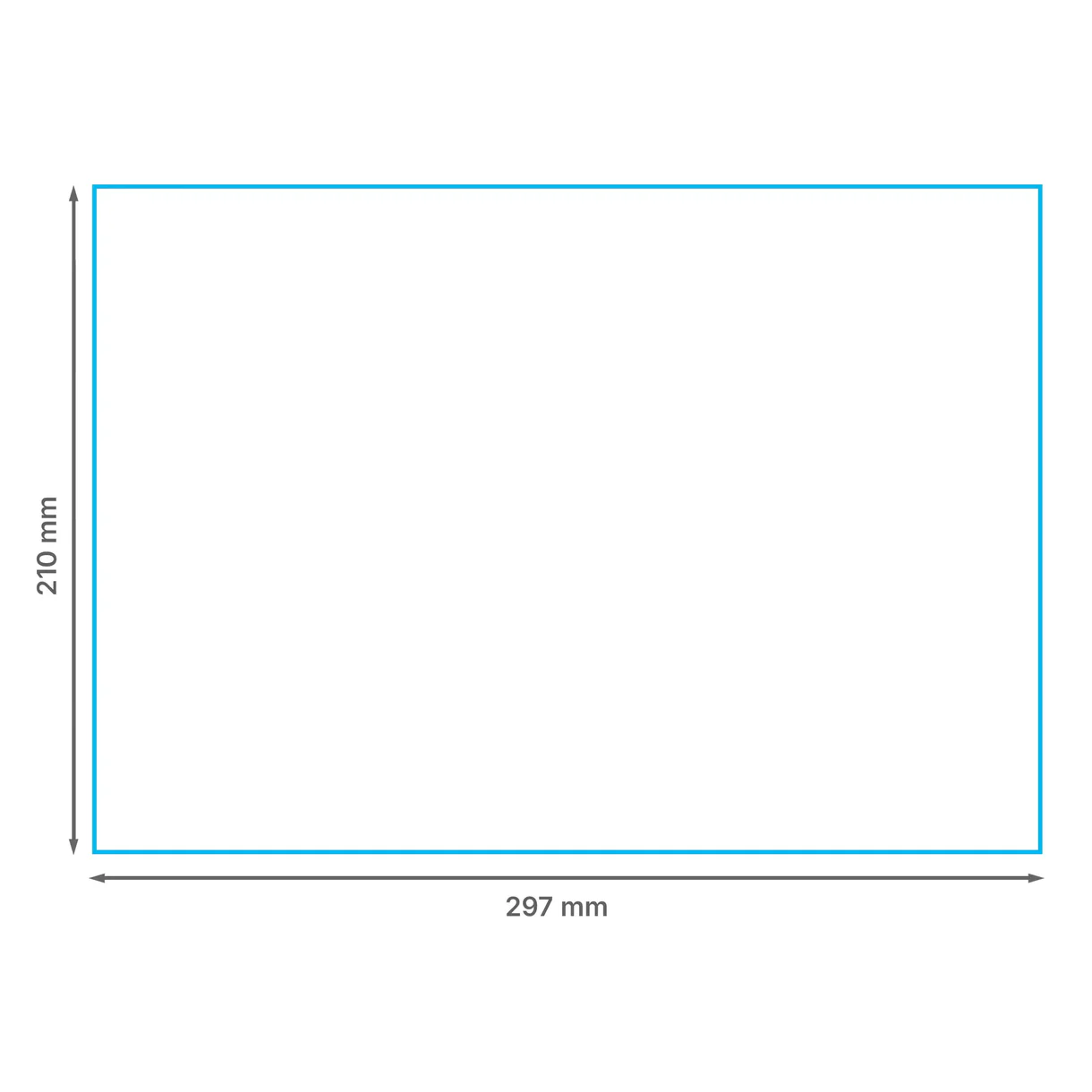 A4 Laser-Printable Bed Cards, 210 × 297 mm — product view 3
